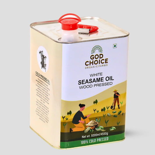 White Sesame Oil | Wood pressed | Single-Filtered