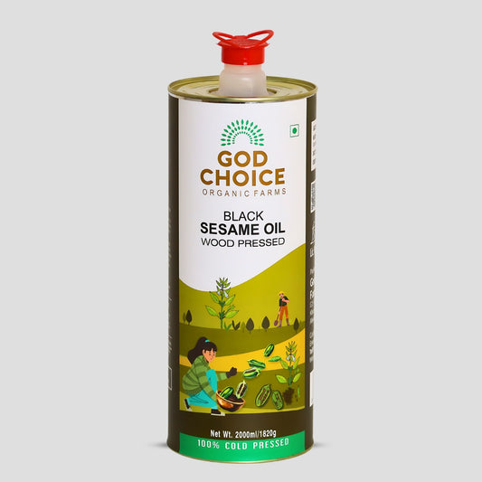 Black Sesame Oil | Wood pressed | Single-Filtered