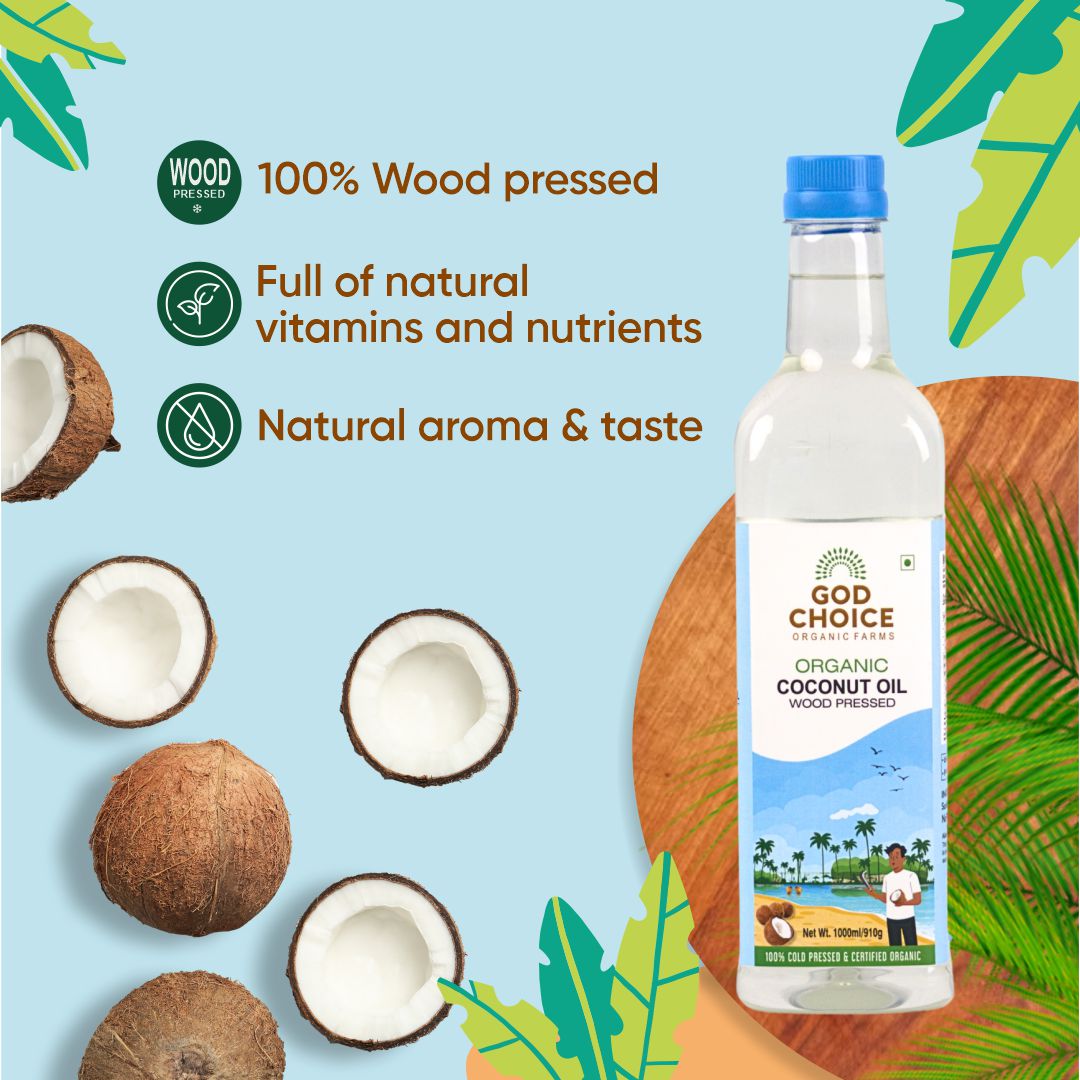 Organic Coconut Oil 1L Pet Bottle