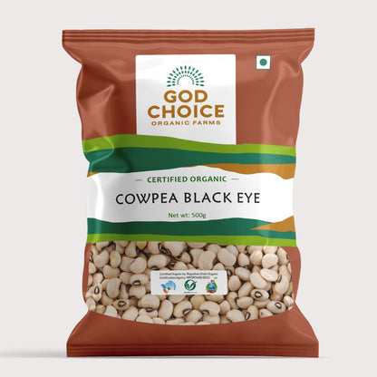 Cowpea Black Eye | Certified Organic | Unpolished | Pesticides Free